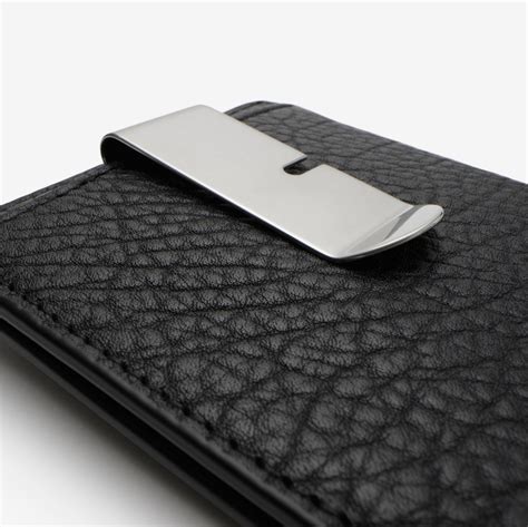 B Cut Clip Card Case in Black 